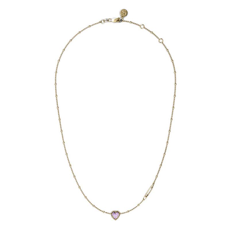 Stolen Girlfriends Club Dahlia's Heart Necklace image number 0